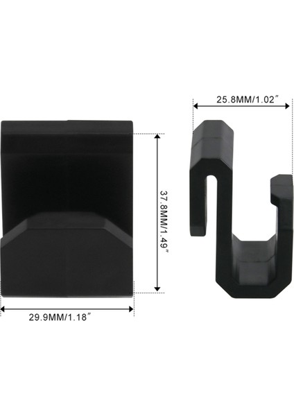 Tesla Cybertruck Için 2024 Bakkal Çantası Hanger Kancaları Molle Paneller ve Kasa Kargo Bölümü Için Organizatör 4 Pcs (Yurt Dışından) fırsatları