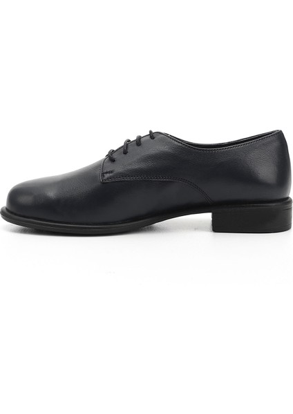 Gön Hakiki Deri Yuvarlak Bağcıklı Kadın Ayakkabı 24177 fırsatları