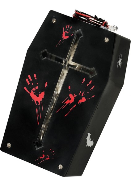 LED Renkli Ses Kontrollü Sahne Dekorasyon Tabut Props Cadılar Bayramı Tabutu Prank Cadılar Bayramı Dekorasyon Sahne (Yurt Dışından) fiyatları