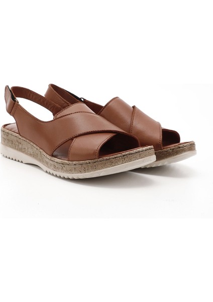 Gön Hakiki Deri Dolgu Taban Sandalet 45836 fiyatları