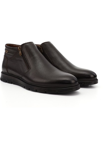 Gön Hakiki Deri Fermuarlı Erkek Bot 01791 fiyatları