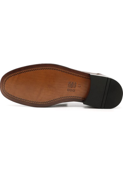 Erkek Kahve Antik Kösele Taban Hakiki Deri Klasik Ayakkabı indirimleri