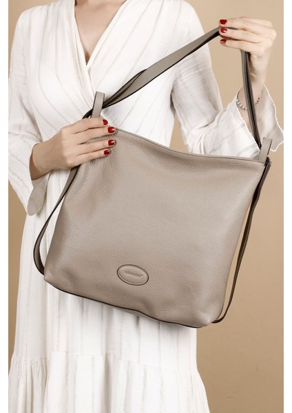 Kadın Vizon Flotter Hakiki Deri Omuz Ve Sırt Çantası fiyatları