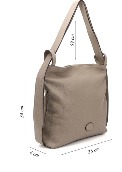 Kadın Vizon Flotter Hakiki Deri Omuz Ve Sırt Çantası fırsatları