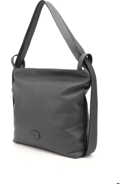 Kadın Açık Gri Hakiki Deri Omuz Ve Sırt Çantası modelleri