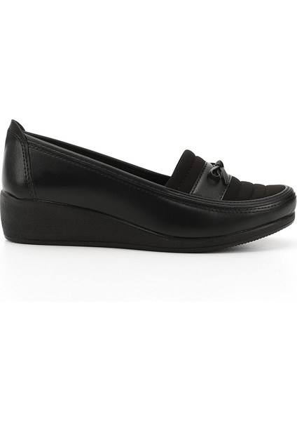 Gön Yuvarlak Burun Dolgu Taban Fiyonklu Kadın Günlük Ayakkabı 42090