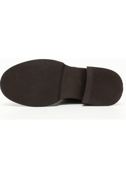 Gön Hakiki Deri Yuvarlak Burun Termo Taban Bağcıklı Fermuarlı Kadın Postal Bot 51455 indirimleri