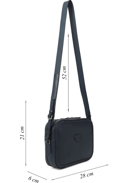Kadın Lacivert Hakiki Deri Uzun Askılı Omuz Çantası fiyatları
