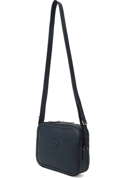 Kadın Lacivert Hakiki Deri Uzun Askılı Omuz Çantası modelleri