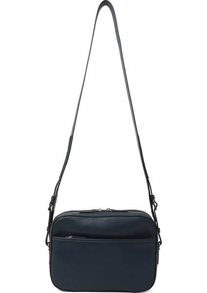 Kadın Lacivert Hakiki Deri Uzun Askılı Omuz Çantası fırsatları