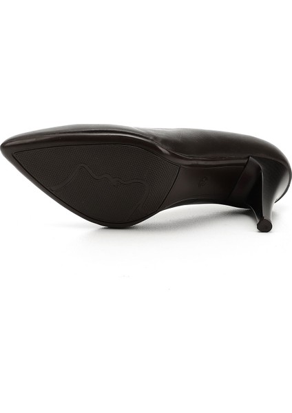 Gön Hakiki Deri Sivri Burun İnce Yüksek Topuklu Stiletto Kadın Ayakkabı 22354 indirimleri