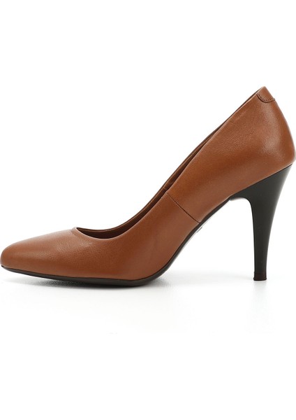 Gön Hakiki Deri Sivri Burun İnce Yüksek Topuklu Stiletto Kadın Ayakkabı 22354 fırsatları