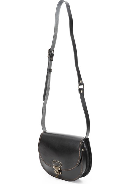 Kadın Siyah Vaketa Hakiki Deri Omuz ve Postacı Çantası modelleri