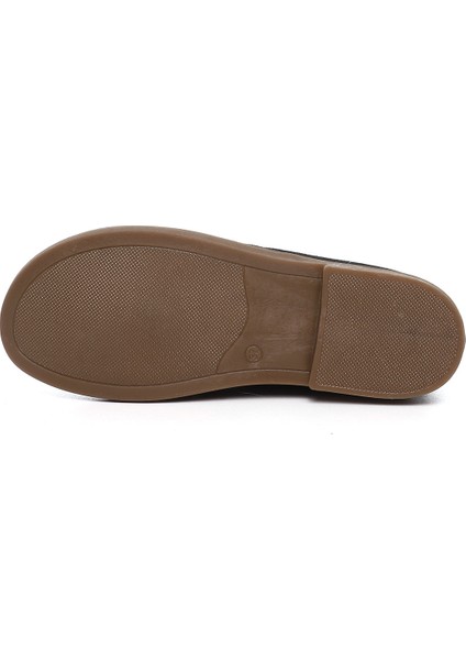 Kadın Antrasit Kauçuk Taban Hakiki Deri Bot indirimleri