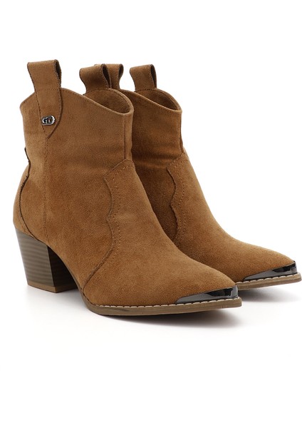 Gön Sivri Burun Topuklu Western Kovboy Kadın Günlük Bot 32133 modelleri