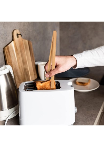 6 Adet Bambu Kaplama Pişirme Için Ahşap Kızartma Makinesi Maşaları Uzun Mutfak Pişirme Peynir Pastırma Almak Için Salata Maşaları (Yurt Dışından) fırsatları