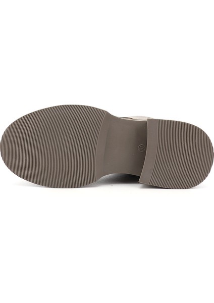 Gön Hakiki Deri Yuvarlak Burun Termo Taban Bağcıklı Fermuarlı Kadın Postal Bot 51455 fırsatları