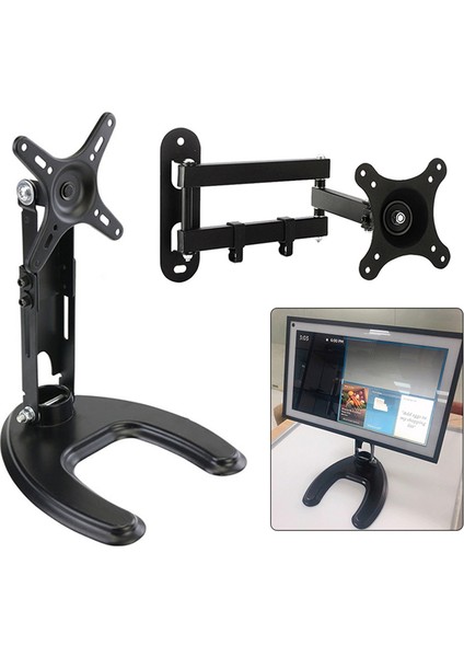 Monitör Standı Yankı Göster 15 Yükseklik Ayarlanabilir 360 ° Dönen Stand Taşınabilir Tablet Destek Masası Akıllı Ekran Tutucu (Yurt Dışından) fiyatları