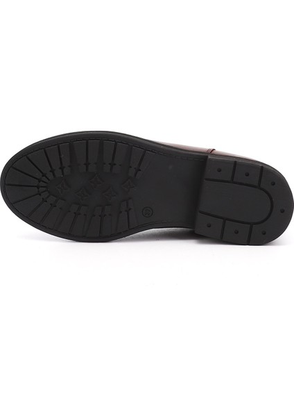 Gön Hakiki Deri Yuvarlak Burun Kauçuk Taban Topuklu Lastikli Kadın Chelsea Bot 42424 fırsatları