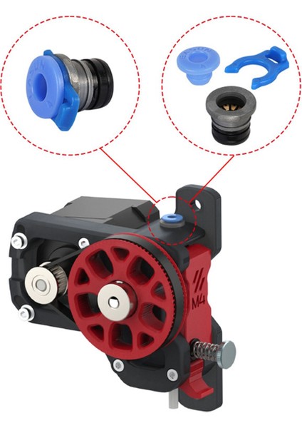 Ercf V2.0 Voron M4 Ekstrüder Aksesuarları 3D Yazıcı Parçaları ECAS04 Bowden Fitting 4 Pcs (Yurt Dışından) fırsatları