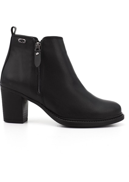 Sivri Burun Kauçuk Taban Topuklu Püsküllü Kadın Günlük Bot 20431