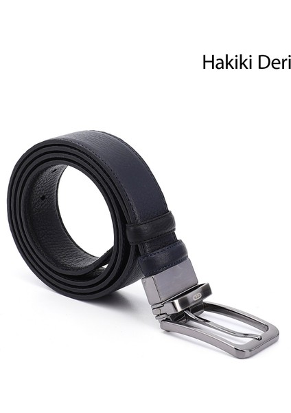 Gön Hakiki Deri Çift Taraflı Erkek Kemer 13423