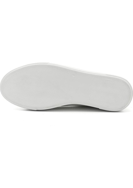 Gön Hakiki Deri Yuvarlak Burun Düz Taban Bağcıklı Kadın Sneaker 24240 indirimleri