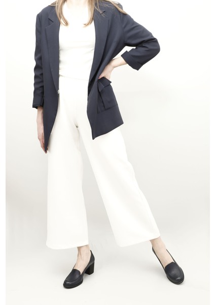 Kadın Antik Lacivert Orta Kalın Topuklu Hakiki Deri Ayakkabı fiyatları