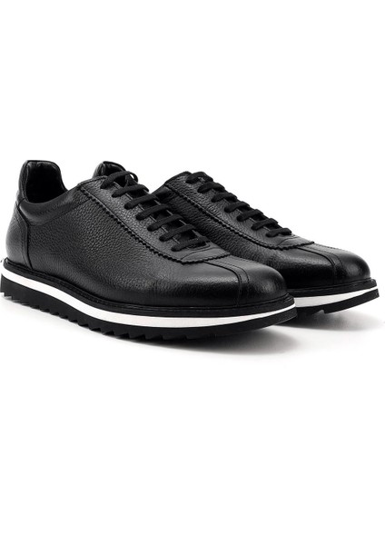 Gön Platinum Hakiki Deri Yuvarlak Burun Bağcıklı Günlük Erkek Sneaker 38307 modelleri