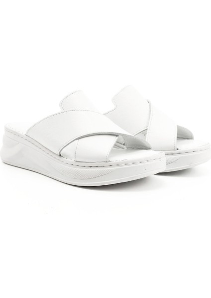 Gön Hakiki Deri Kadın Dolgu Günlük Terlik 42231 modelleri