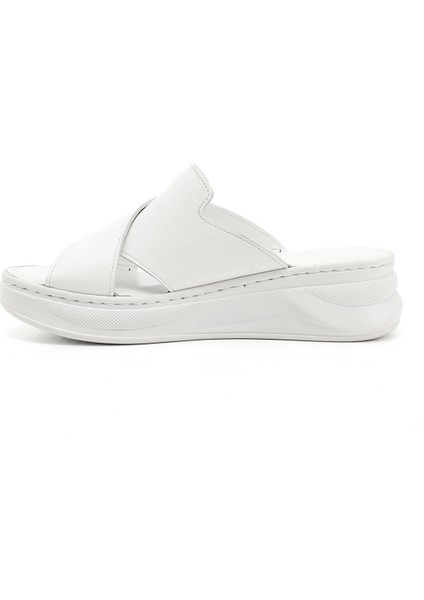 Gön Hakiki Deri Kadın Dolgu Günlük Terlik 42231 fırsatları