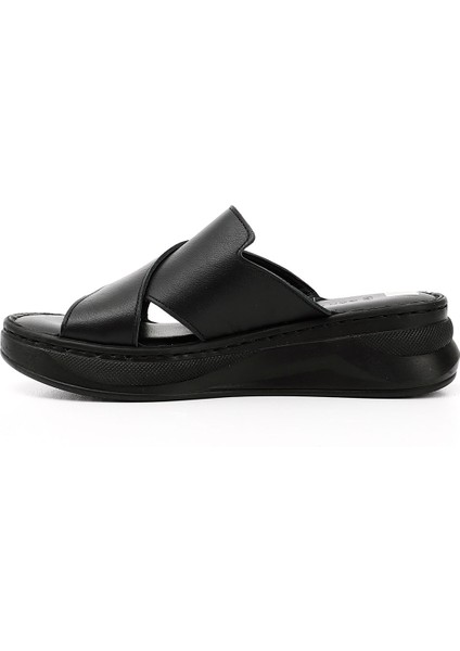 Gön Hakiki Deri Kadın Dolgu Günlük Terlik 42231 modelleri