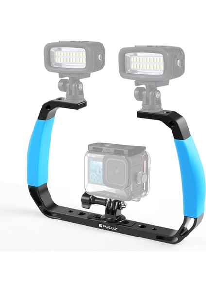 Gopro Spor Kamerası Için Puluz Djı Action 4 Için Dalış Montajı 4 Genişleme Elde Taşınması Dalış Çok Function Uygun Braket, Sky Mavisi (Yurt Dışından) fırsatları