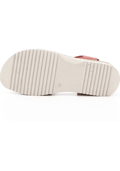 Gön Hakiki Deri Dolgu Taban Sandalet 45041 fırsatları