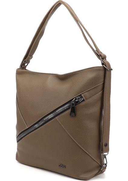 Kadın Vizon Uzun Askılı Omuz ve Sırt Çantası modelleri