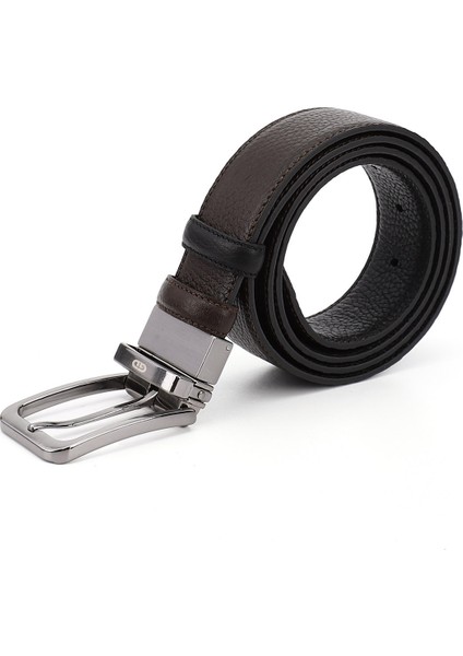 Gön Hakiki Deri Çift Taraflı Erkek Kemer 13423 modelleri