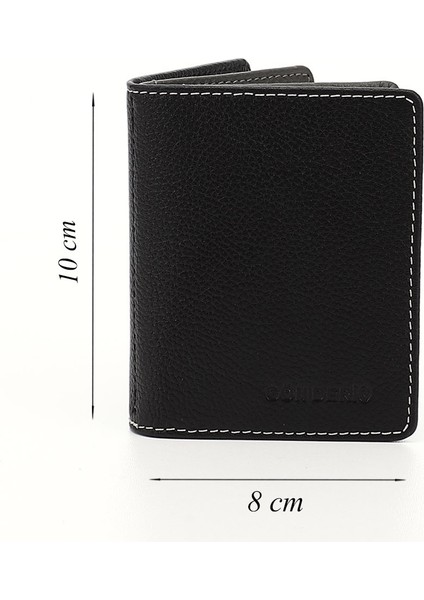 Kadın Siyah Gön Hakiki Deri Unisex Kartlık 06499 fiyatları