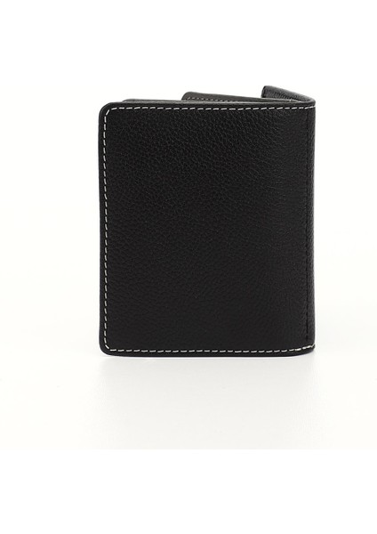 Kadın Siyah Gön Hakiki Deri Unisex Kartlık 06499 fırsatları