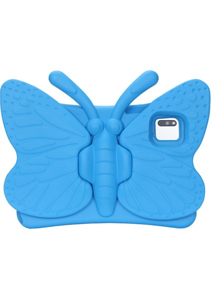 Sekme M11 Için Tablet Tablet Kasa Sevimli Kelebek Kids Pro Case Stand Hafif Eva Sağlam Şok Geçirmez Mavi (Yurt Dışından)
