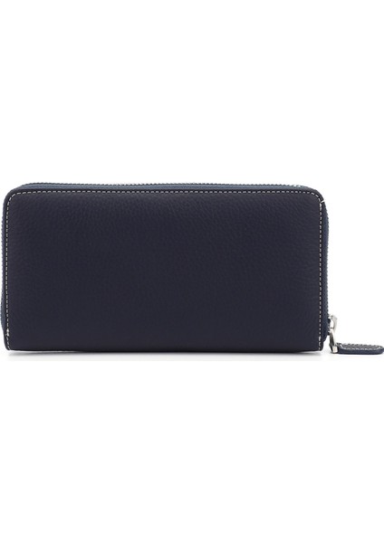 Kadın Lacivert Yatay Hakiki Deri Cüzdan indirimleri