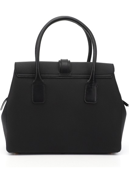 Kadın Siyah Floter Hakiki Deri El ve Omuz Çantası indirimleri