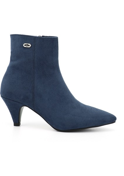 Gön Sivri Burun Ince Topuklu Fermuarlı Kadın Günlük Bot 32132