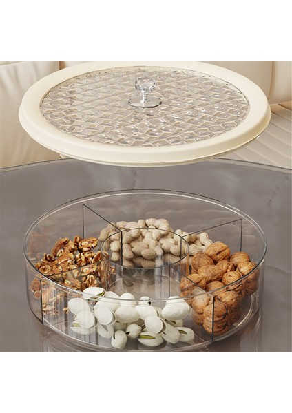 Şeffaf Lüks Meyve Plakalı Kapaklı Büyük Kapasiteli Şeker Kutusu Bölünmüş Atıştırmalık ve Kurutulmuş Meyve Saklama Kutusu (Yurt Dışından) fırsatları