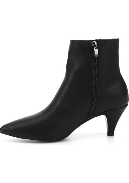 Sivri Burun İnce Topuklu Fermuarlı Kadın Günlük Bot 32132 modelleri