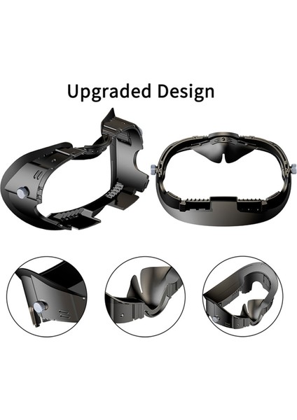 Meta Quest 3 Vr Aksesuarları Için - Konforlu Sünger Yüz Pedi, Gelişmiş Vr Deneyimi Için Ayarlanabilir Yüz Yastığı A (Yurt Dışından)