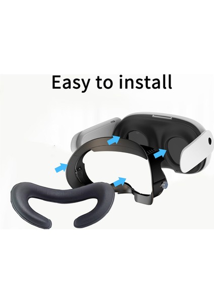 Meta Quest 3 Vr Aksesuarları Için - Konforlu Sünger Yüz Pedi, Gelişmiş Vr Deneyimi Için Ayarlanabilir Yüz Yastığı A (Yurt Dışından) modelleri