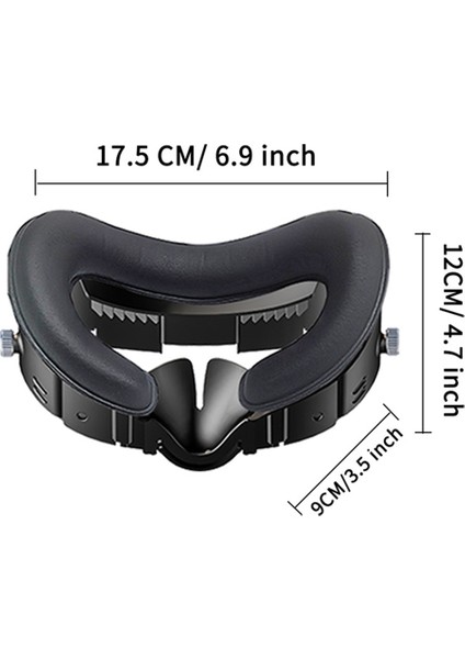 Meta Quest 3 Vr Aksesuarları Için - Konforlu Sünger Yüz Pedi, Gelişmiş Vr Deneyimi Için Ayarlanabilir Yüz Yastığı A (Yurt Dışından) indirimleri