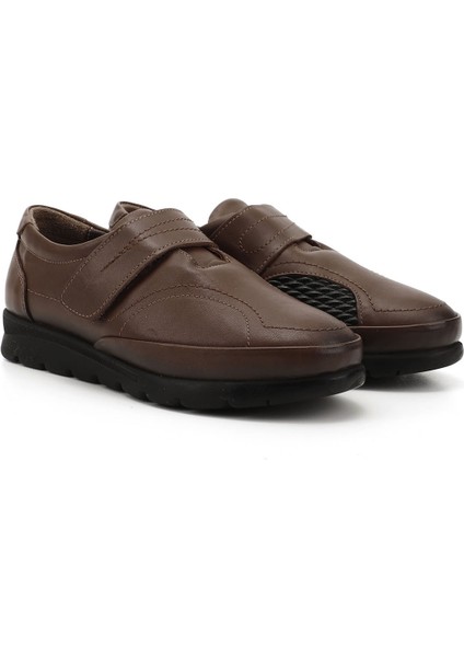 Kadın Kahve Dolgu Taban Hakiki Deri Ayakkabı fiyatları