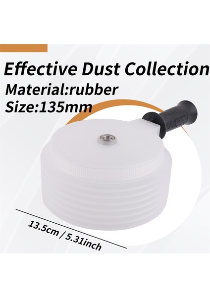 Elektrikli Matkap Tozu Toplayıcı Perforasyon Kül Toz Kapağı Tahta/alçı Kesme Duvarı Sondaj 135MM Için Toz Geçirmez (Yurt Dışından) fırsatları