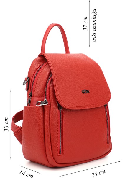Kadın Kırmızı Omuz ve Sırt Çantası fiyatları